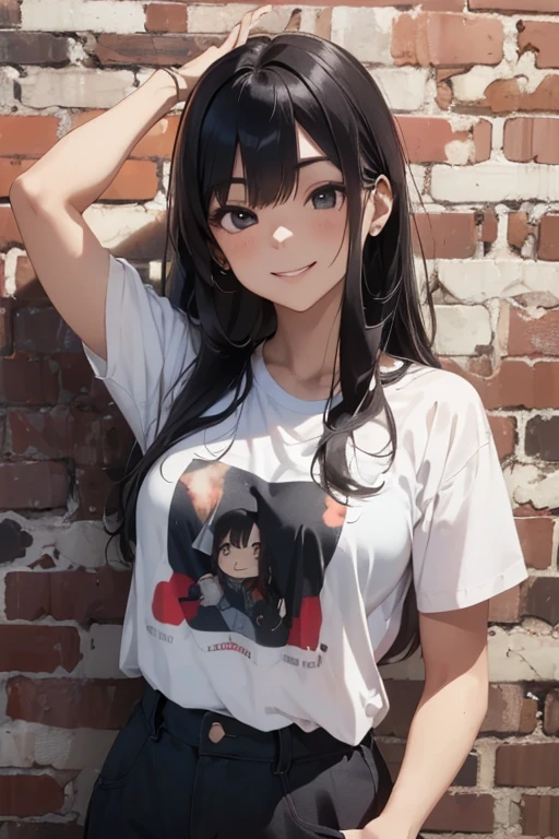 (Hinata Hyuga, muito sensual, com roupas apertadas, bunda grande, pernas grossas, Wearing extremely tight jeans, usando uma mini blusa, umbigo com pirsing, cabelo grande, Speaker behind, muito realista, extremamente sexy, 8k, 8k extremamente detalhado), (um extremamente delicado e bonito), (obra-prima), (melhor qualidade: 1.0), (ultra highres:1.0)