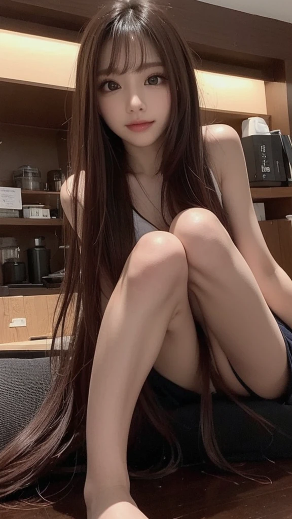 Arakfi woman in high heels taking selfie with red phone, sexy appearance, looking from under feet, korean girl, sexy pose, very sexy outfit, charming pose, white silk lingerie, sexy girl, smooth translucent white skin, chinese girl, sexy erotic lingerie, full naked, gorgeous young korean woman wearing sheer light lingerie. Sexy squatting, squatting, not seeing underwear, not seeing underwear, bulging, nipple shape bulges, swollen, large, slender underwear,
