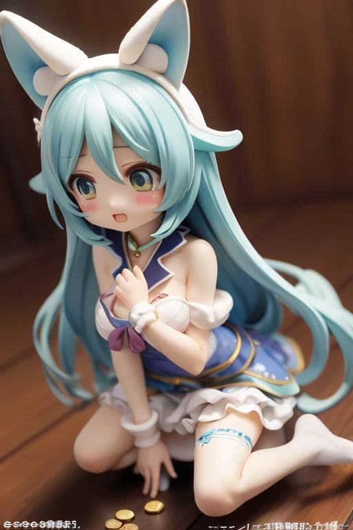 Aqua Konosuba,young,whole body,Looking at the viewer,I look with pity,A high resolution,high quality, masterpiece , white heels, Bedroom,SFV,Mocking smile, white nails,white heels, whole body,sexual,maid clothes, white stockings,Woman with large breasts,taking a selfie in front of the mirror, hand on hip, laughing, blush on the face ,up her skirt a little to see thong,lifts her skirt a little to show her thong,thong
