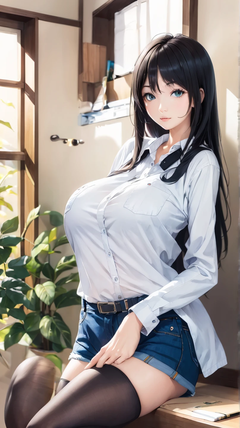 30-year-old woman、Mother,Married women,,Black Hair,Small breasts、Clothing Pattern、whole body、One character