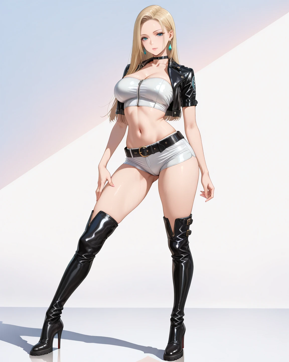 ((foto de corpo inteiro)), ((foto realista)), uma mulher, solo, militar, (colete: 1.2), 8k, high-res, obra-prima, melhor qualidade, (headpe: 1.3), pele finamente detalhada, seios enormes, tattoo, skirt, roupas transparente, sensual