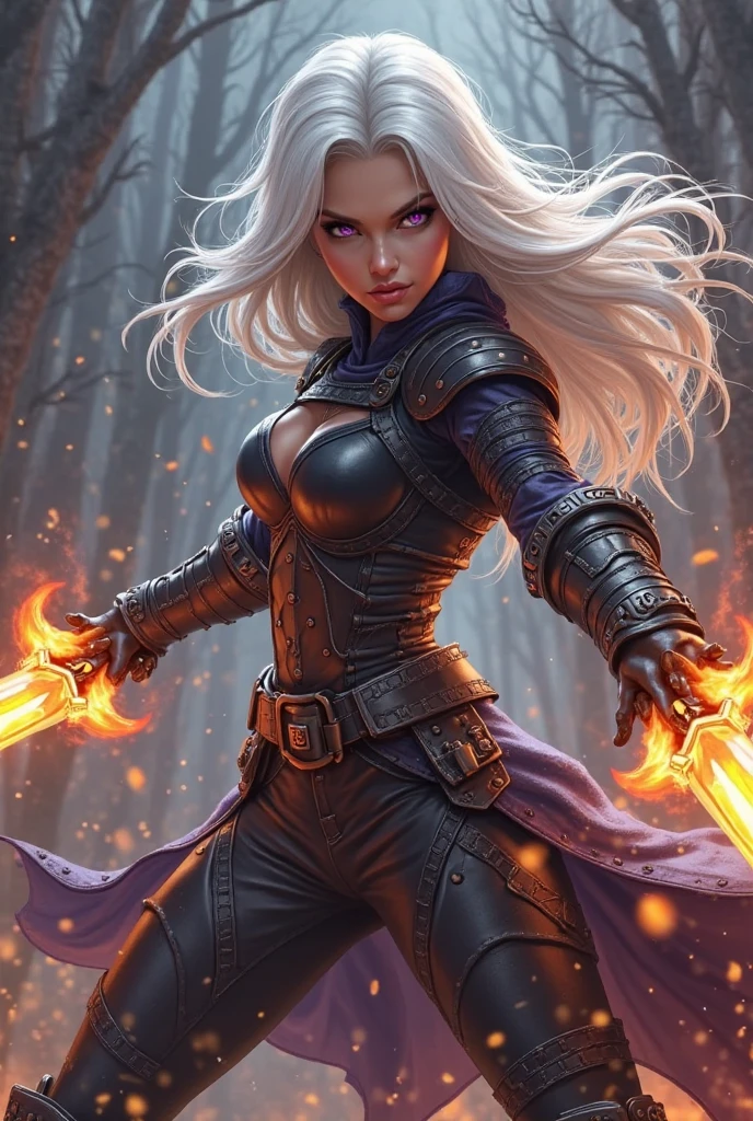 (very detailed 8k wallpaper), close shot of a beautiful female warlock, intricate, high detail, tomb background, dark aura, intricate rune line floating around, spark and runic dancing in a dark Magical atmosphere,BREAK with a black figure looming through gray fog behind her, with a dark cloak hood showing her face and her curve BREAK, black dark aura, moon, books, grimmore, astral floating skull, dark skull floating,dark theme, ravens, dark feather,sexy body BREAK,Detailed,Realistic,4k highly detailed digital art,octane render, bioluminescent, BREAK 8K resolution concept art, realism,by Mappa studios,masterpiece,best quality,official art,illustration,ligne claire,(cool_color),perfect composition,absurdres, fantasy,focused