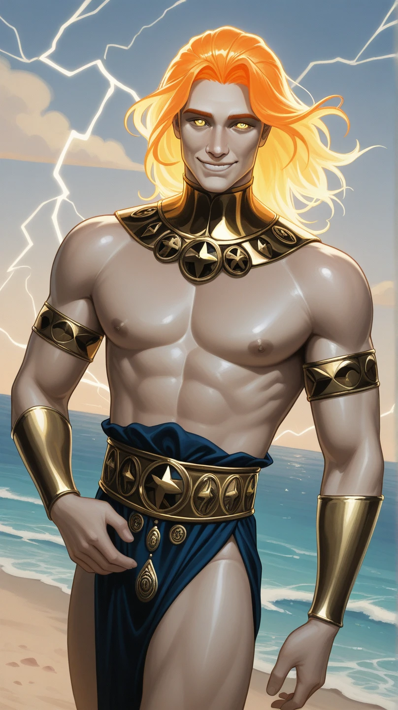 He Man and the Masters of the Universe, HeMan and friends are having a pool party. high fantasy