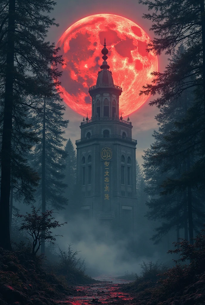Coloring Book, White background,A dramatic Orthodox church against a night sky with a large red moon, inspired by the Slavic epic illustrations of Ivan Bilibin, the luminous architectural paintings of Igor Grabar and the ornate art nouveau designs of Alphonse Mucha, with the intricate details and grand scale of Yuri Ivanovich Pimenov's Cathedral of the Sun and the fantastical digital art of Beeple, all in the distinctive style of Alexander Deineka and Andrey Esionov, with an precisely composed, photorealistic rendering.structure