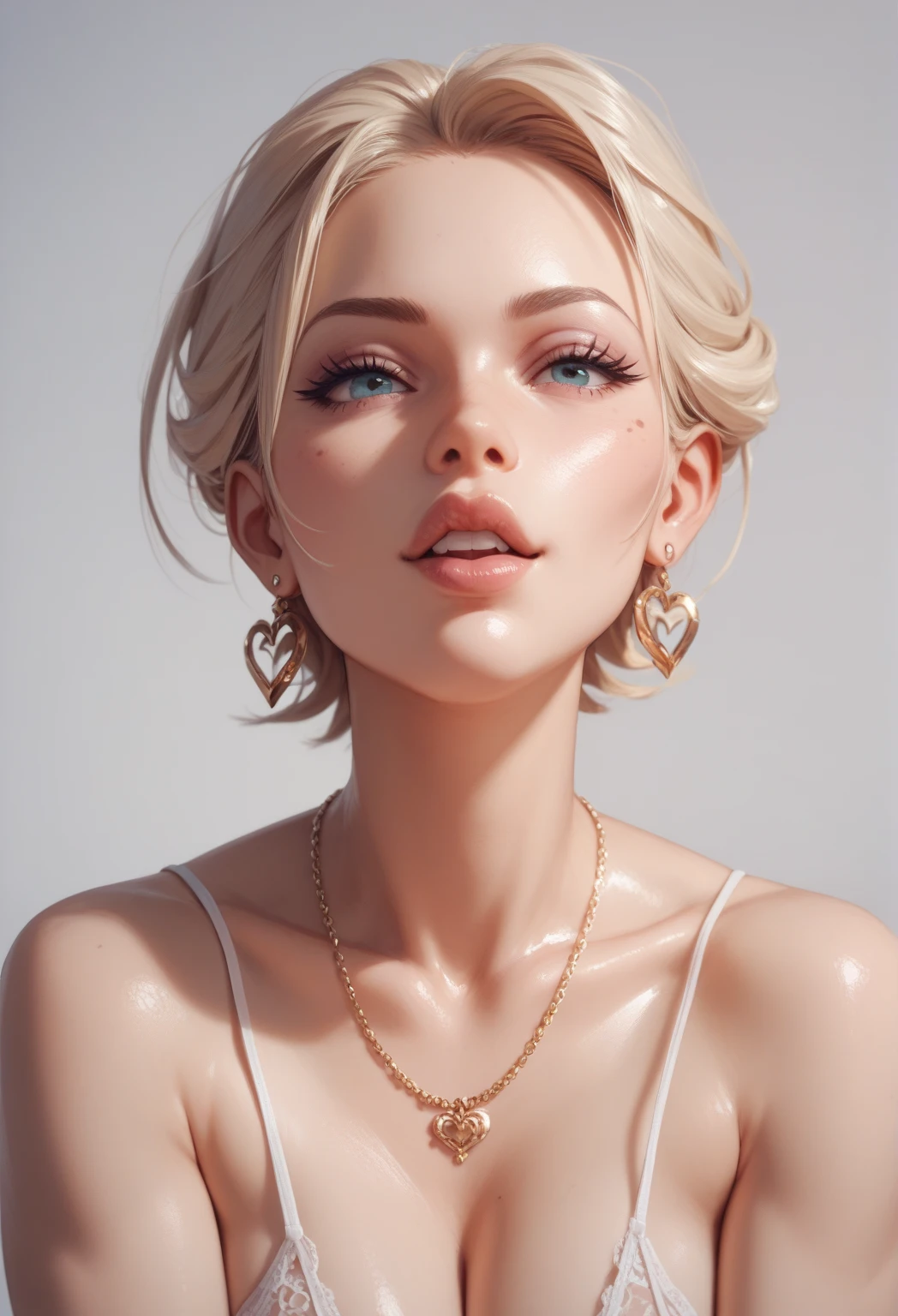 b1ll1331ll1sh, (sharp focus:1.2), portrait, ((posing)), (beautiful face:1.1), detailed eyes, luscious lips, ((skindentation)), (bright studio lighting:1.2), depth of field, bokeh, 4K, HD