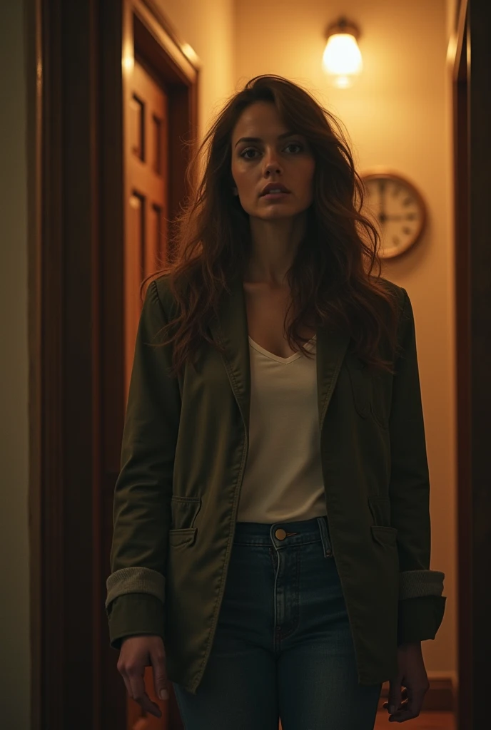 

**Episode 2: The Man in the Shadows**
- **Plot:** Emily cautiously enters the upstairs room, only to find it empty, but the window is open, and she sees a shadowy figure running away from the house. She chases after the figure, but it disappears into the woods. Emily returns to the house to investigate further and finds more entries in Daniel's journal, detailing how he was being stalked by someone or something. The episode ends with Emily hearing a whisper calling her name from the darkness outside.
- **Cliffhanger:** Who called her name, and is she being watched?

