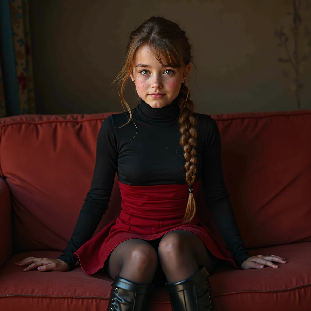 A real girl in the wall