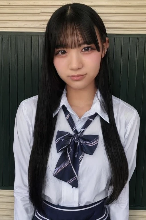 (((Marin Kitagawa))), (masterpiece, best quality), ((extremely detailed, intricate details, lush detail, insanely detailed face, beautiful red eyes, lips, detailed skin, very wide-eyed, skinny)), (( floating hair, shiny skin)), (1girl), wide hips, narrow waist, thick thighs, ((big pupil)) , nervous, ((happy, smile, long hair, younger, blush, tall, black outline, blonde hair, straight hair, seductive eyes, mature female, older, very long hair)), 1girl, toned, ((((indoors, in front of a big window, light shining through window, upper body focus)))), solo, blonde hair, school uniform, skirt, necktie, shirt, shoes, choker, jewellery, white shirt, socks, smile, brown footwear, black socks, looking at viewer, loafers, blue skirt, multicolored hair, plaid, pleated skirt, tied shirt, black choker, bangs, plaid skirt, bracelet, earrings, standing, blue necktie, grin, collared shirt, (((hands behind back, 1girl)))