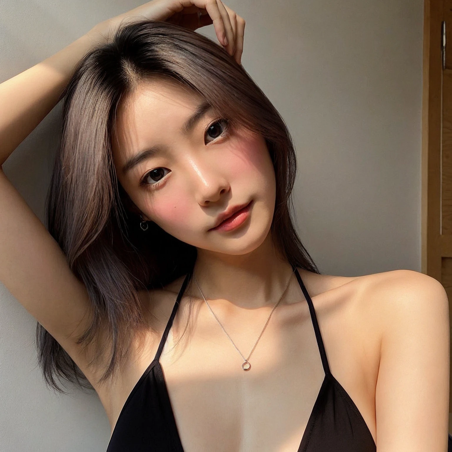 Araffe Asian woman in a black dress posing for a photo, jennie blackpink, Bae Suzy, linda mulher coreana jovem, Jaeyeon Nam, Mulher sul-coreana bonita, Heonhwa Choe, Lalisa Manobal, menina coreana, Jinyoung Canela, Gongbi, Dom Yunjoo, TaeJune Kim, mulher coreana jovem bonita, with very thin lips