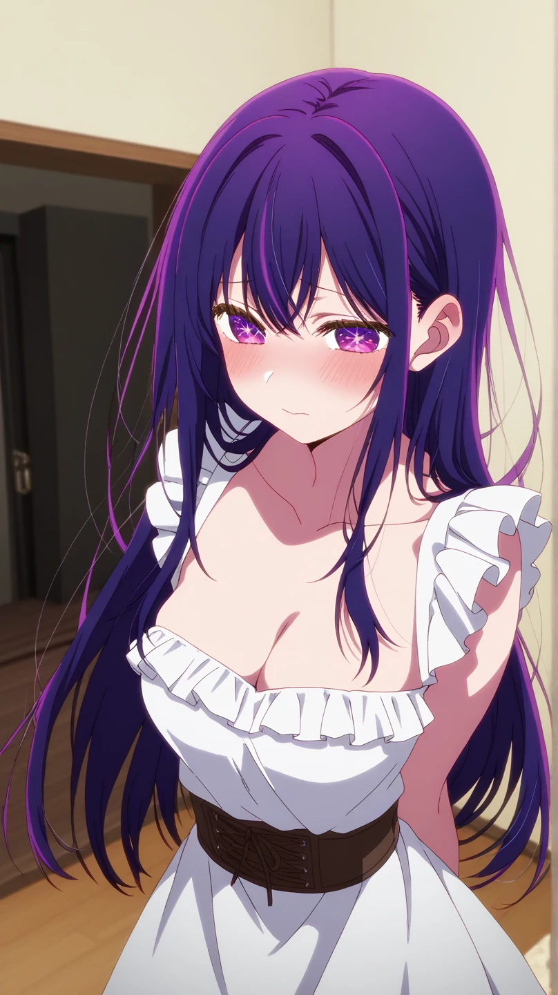 (nsfw)、(Princess Cosplay)、night、(8k, RAW photo, best quality, masterpiece:1.2)、((Bold outfit))、Shooting from close up、Accentuate the cleavage、Eyes meet、Holy night、D cup bust