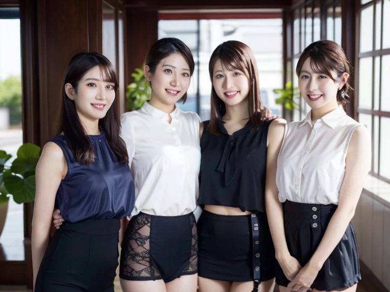 best qualtiy、masterpiece、fidelity:1.3、超A high resolution、(Photorealsitic:1.4)、1 Most Beautiful Mature Woman in Japan(Obscene big breasts:1.4、Bob Hair)、Mature obscene body、Obscene mom、The ultra -The high-definition、Bursting smile、Perfect Style、Eating at a restaurant、Obscene smile、Body shape like a gravure idol、Eroticism that everyone looks back on、White blouses、Black fluffy flared skirt