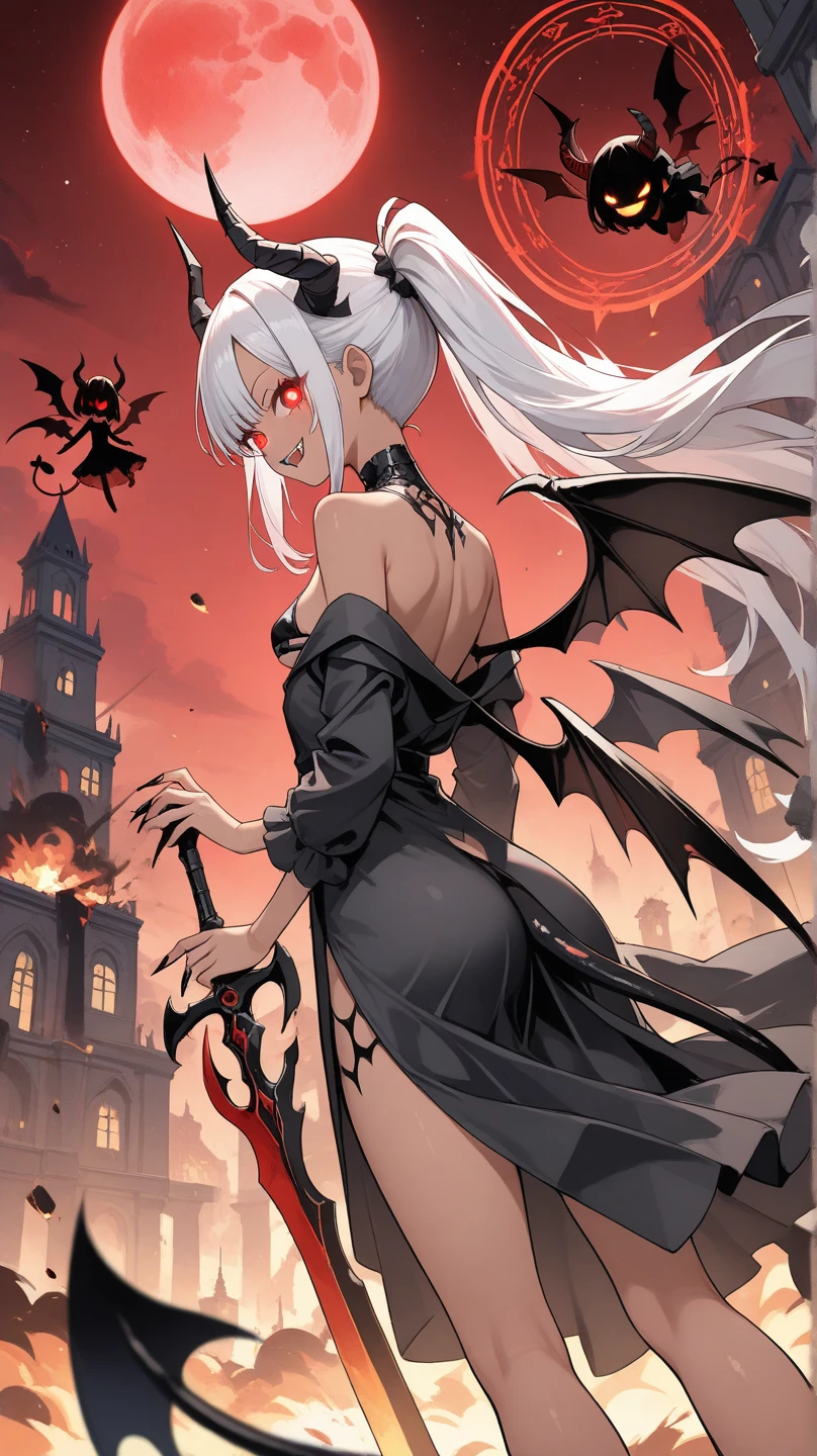 Perched on a towering skyscraper's edge, a stunning girl in a once-elegant, now tattered gown teetered on the brink. Howling winds masked her anguished screams as the city below became a surreal abyss. Her beauty, juxtaposed against the abyss, hinted at a tragic tale, a haunting reminder of the darkness that lurks on the precipice of beauty., Island of the Dolls (Isla de las Munecas), Cosmic Horror, masterpiece, 8k, high resolution, shallow depth of field, sharp focus
