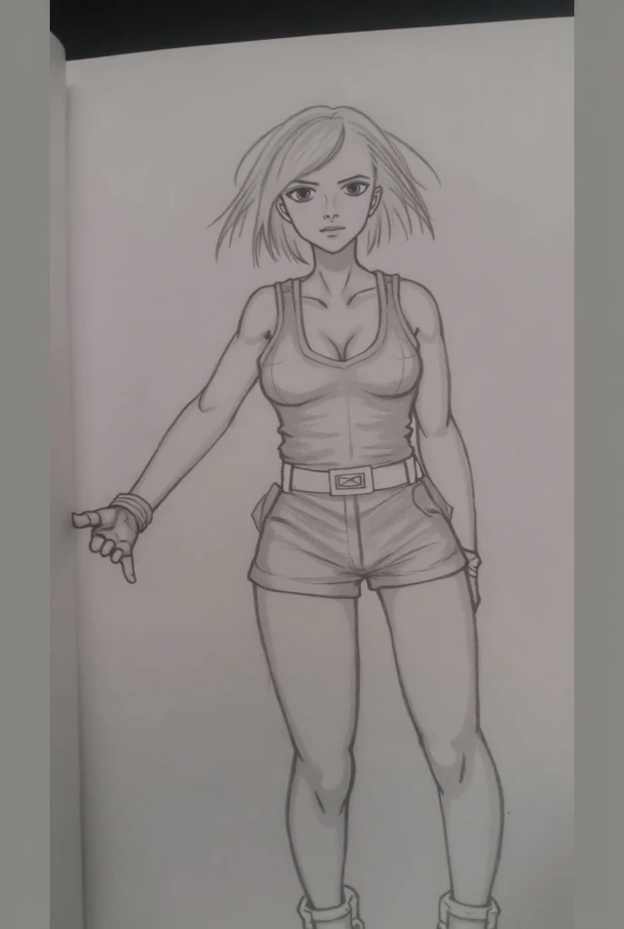 drawing of a woman with a baseball bat in her hand, Approximate sketch, realistic proportions sfw, contorno grosso, hands behind the body pose!, sketch sketch, pose durona, old sketch, realistic proportions!!, loose pencil drawing, detalhado, but rough, pose de luta, delineado!!!, pose de lutador, limpeza a laser, character is in his natural pose, pose de estudo