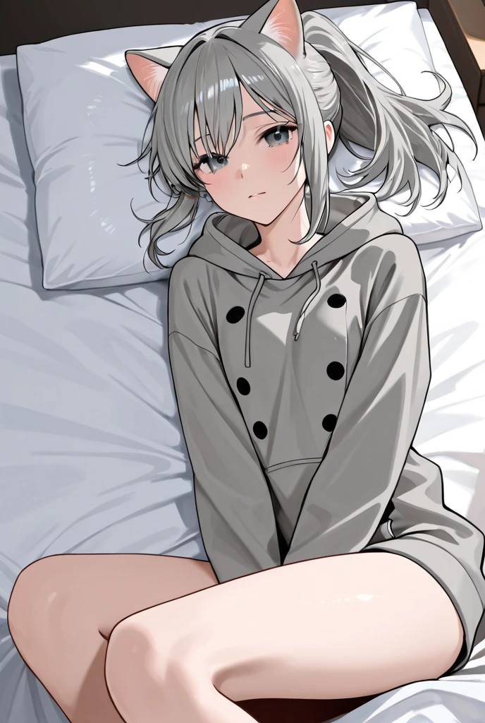 God quality, okada kou artstyle,best anime 8k konachan wallpaper,badass anime 8k,perfect anatomy, (Please Draw a picture of a girl lying on the bed and reading a book.),break, 1girl, (Solo,,child,13-year-old:1.3),a junior high school student, androgynous charm, (Very Short hair), Full limbs, complete fingers,flat chest, Small butt, groin, Small eyes,finely 8k detailed beautiful black eyes,Massage your vagina with one hand,masturbation,school Uniform, in the one's own room. break,ultra-detailed,high resolution,super detailed skin, professional lighting, (cool illustration:1.2),