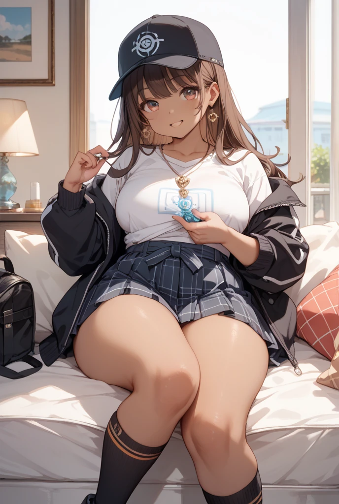 score_9, score_8_up, score_7_up, score_6_up, score_5_up, score_4_up, cute 18 year old girl, kawaii girl, perfect cute face, wide hips, thick thighs, huge bust, massive butt, super wide hips, light brown hair, blunt bangs, long hair, pale skin, dark brown eyes, massive hoodie, no panties, cameltoe, choker
BREAK
sitting, in chair, in house, in kitchen, at dinner table, drinking tea, seductive expression, pouting, embarrassed, blushing
BREAK