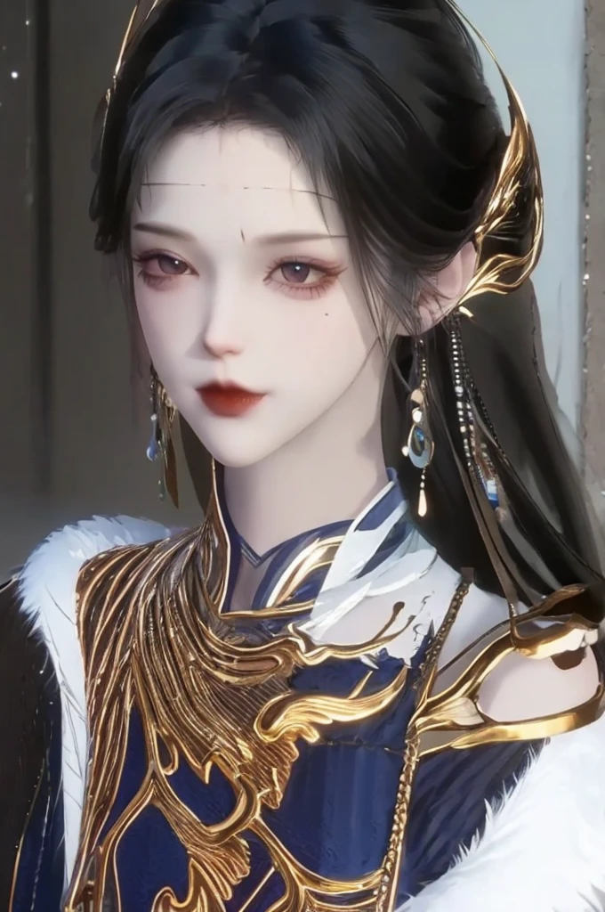 （melhor qualidade，tmasterpiece：1.2），ultrahigh-resolution，realista，frontlighting，Detalhes complicados，Detalhes e texturas requintados，（1 cinta），solo，a parte superior do corpo，cor vermelha Hanfu，Petal pattern，bons olhos grandes，vestido vermelho，cara bonita，facing to audience，Streamers，Gossamer，（jovem），Destaques faciais，Detalhe Face，toupeira lacrimal，pele branca，Cabelos prateados，rabo de cavalo alto，olhando para o espectador，olhos grandes，（Openwork Pattern），耳Nipple Ring，magro，Backgrounid branco，correct hand，profesional lighting，photon maping，Radiosidade，physics based rendering
