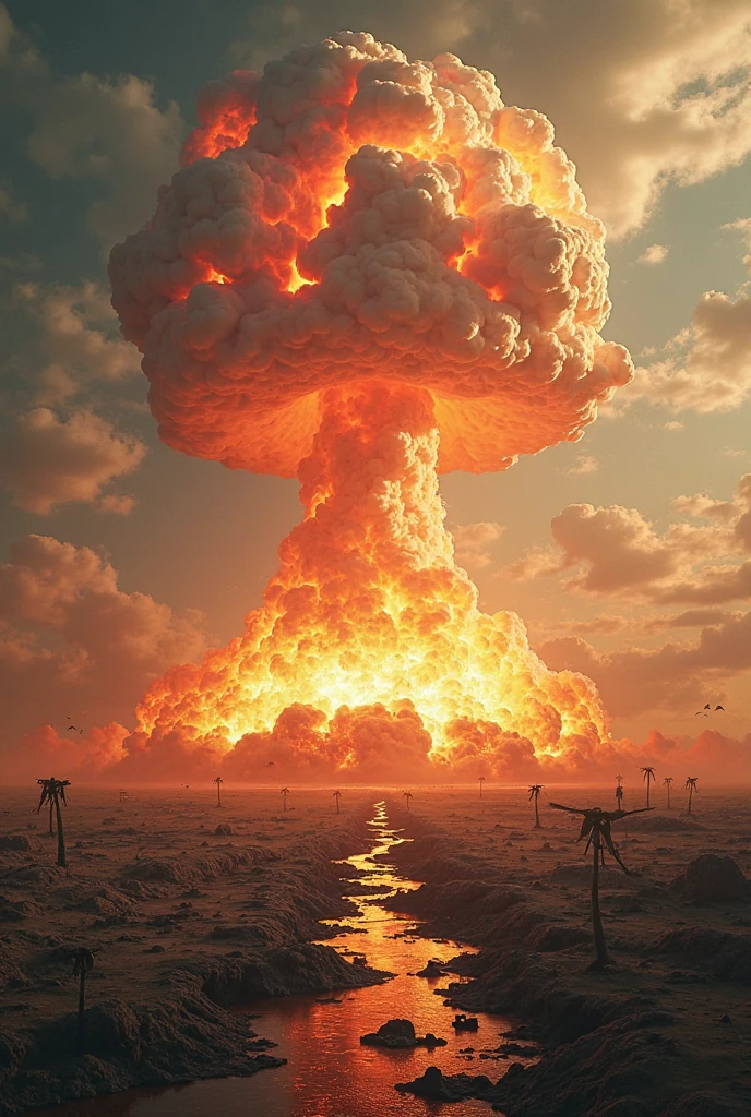 conrtneo, a neon yellow nuclear explosion, <lora:- SDXL - conrtneo _neon-concrete _V1.0:1>