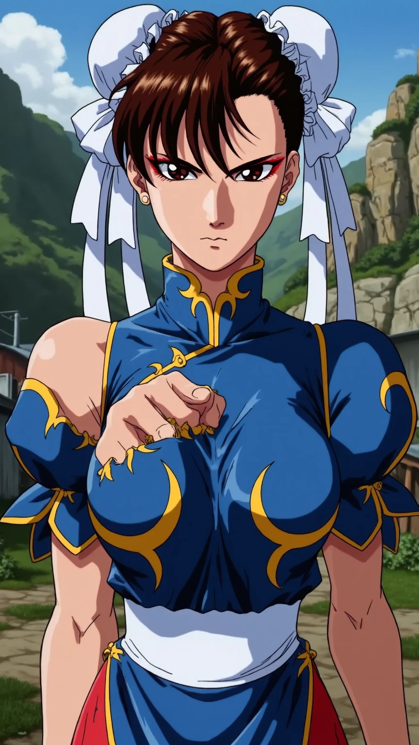 perfect body, detailed face, corruption, 3:, naughty breathing, bright eyes, pubic tattoo, transparent sleeves, crowd, victory pose, child, micro bikini (casca berserk)