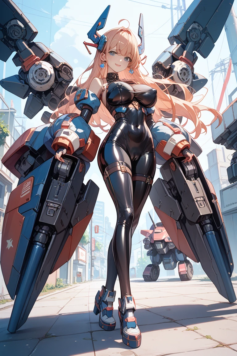 (Ultra flat, Flat Shading), Honors Type, Really blushing, 17years old, high school girl, Wearing a checkered pleated mini skirt, Short cut Colorful Gradation hair,Glasses,Sweaty healthy body, ((cyber punk))(SF body suit,Futuristic and sci-fi headphones,high heel long boots)Gun holder on the thigh,mechanical headphone,shed tears,ornament,weapon human,She has a futuristic sci-fi big rifle in her hand,Mesgaquismiles, ((very very big butt))((Panties are visible))((lace lingerie,Shiny satin golden panties))((full back panties:1.2))(from behind)(ass focus)((from below)), Ultra-realistic, early morning, Breeze Skirt Lift, (Spread your legs:1.0),(You can see her pubic hair sticking out of her panties)
Blake
Captured in mid-stride, a lone figure emerges from the smoldering ruins: a young female cyborg with piercing blue eyes and striking white hair, clad in a futuristic black and red battle suit. ((Very very big breasts, J cup bra))(Wide Hips:1.1)The desolate alien battlefield stretches behind her, littered with twisted metal and shattered debris. Her gaze is fixed ahead, eyes blazing with determination as she surveys the devastation,