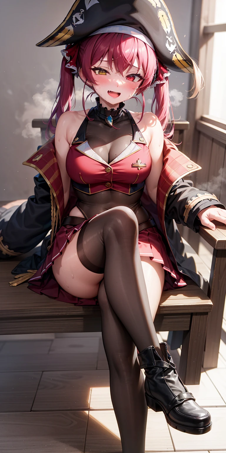 Honoka, university student,Pink Hair,Huge breasts,Cleavage,Low-cut,pantyhose,cute,necklace,earrings,Red lips,shy,leather jacket,miniskirt,1girl