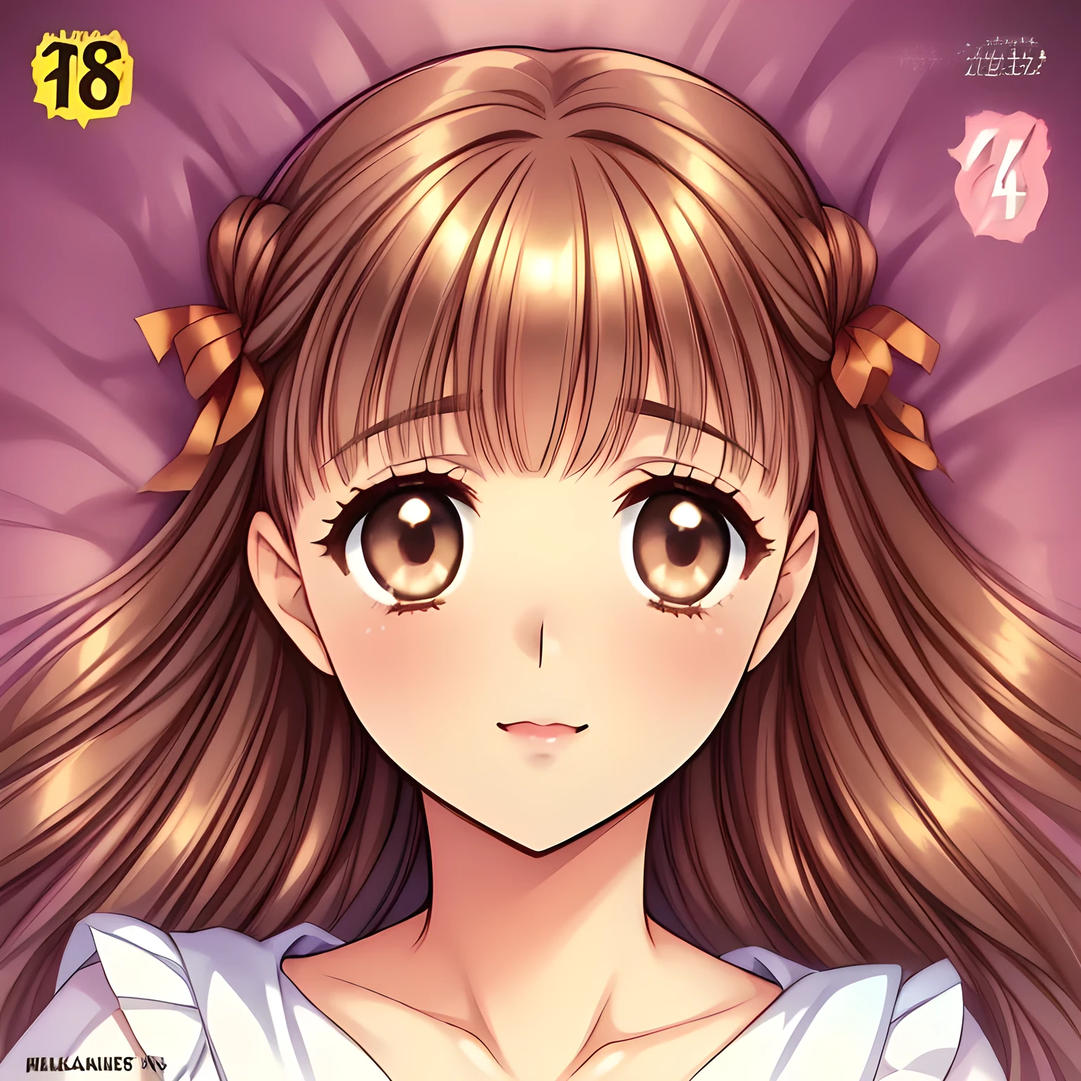 (highest quality, masterpiece:1.2), highest quality, High resolution, 1080p, 8K, Height: 160cm, (Noble lady, noble high-quality colorful cover of lady's comic, amazingly neat & clean, in peace and neat lovely strong charm, tilted head: 1.8), (Too beautiful fascinating shiny (brown eyes) with love, with detailed clearly (like girlish comics beautiful lovely heroine): 1.5), (She is looking at a viewer, challenging to hypnotize deeply by every means, to drag the viewer into her world and enjoy melting the viewer's body by her body sweetly and deeply: 1.8), (amazingly clean and neat school uniform: 1.0), (love is overflowing to the real world in which the viewer is drown inevitably: 1.5), (The viewer become crazy for her quickly: 1.5)