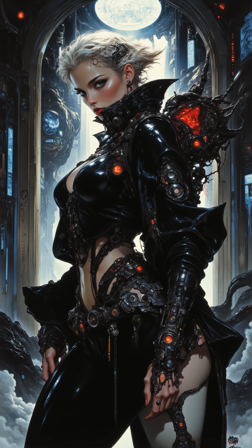 (body horror:1.4), (biomachine:1.3), (bloody:1.2), living being, (nipples), (colorful:1.2), Hans Giger,  many hands, (zentangle:1.2),
oil on matte canvas, sharp details intricate, highly detailed, digital painting, rich color, smooth, sharp focus, illustration, Unreal Engine 5, 8K, art by artgerm and greg rutkowski and alphonse mucha
(masterpiece,detailed,highres:1.2),