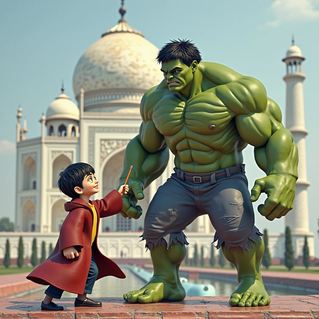 Hulk photo with kids palestine