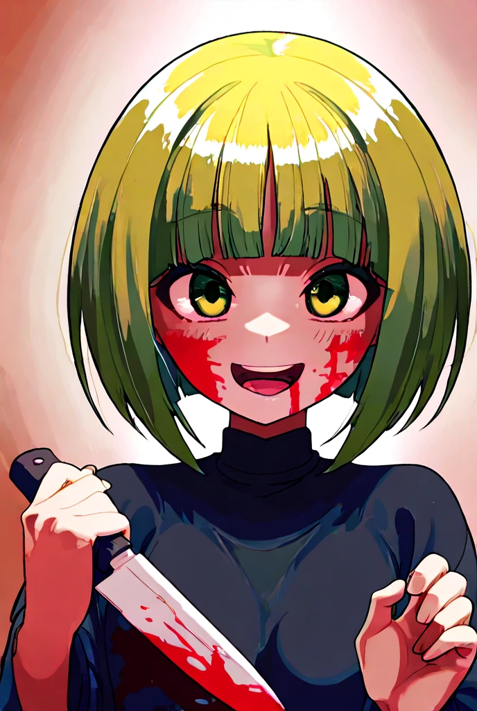 masterpiece, perfect hands, best quality, highly detailed, absurdres, <lora:tanya-10:1> (tanya, short hair, military:1), <lora:yameroyandere-v2:0.2> (yameroyandere, yandere, empty eyes, shaded face, crazy eyes, glowing eyes, crazy smile, dark:1), large pupils, <lora:ebiblue-07:0.3> (ebiblue:1), <lora:lora_blood_v1_from_v1_160:0.9> (bloodyface, blood on the face:1.3), <lora:Gun2HeadV4:0.8> (g2h, gun to head, holding gun:1.2)
