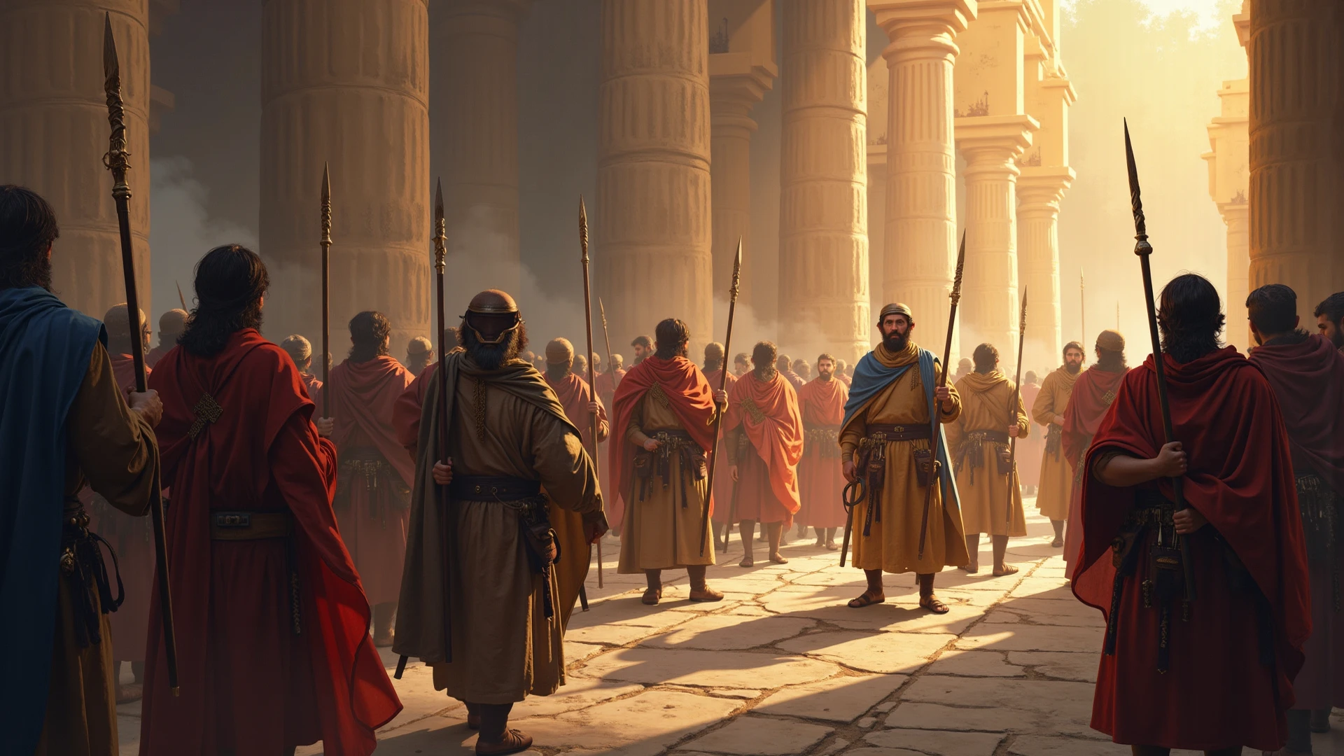 Moroccan War Medieval Battle Large Medieval Environment Filled With Corpses And Corpses Suffering From Blood Hyper Realistic Super Detailed Correct Human Anatomy Correct Proportions Correct Human Poses