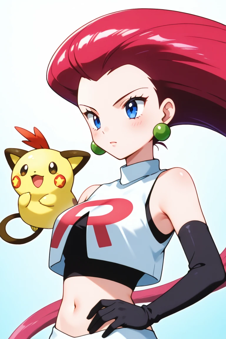 pikachu licking face, big boobs,  <lora:facelick:1> facelick, licking face, ,  <lora:EPpkJessiePony:1> EPpkJessie, score_9, score_8_up