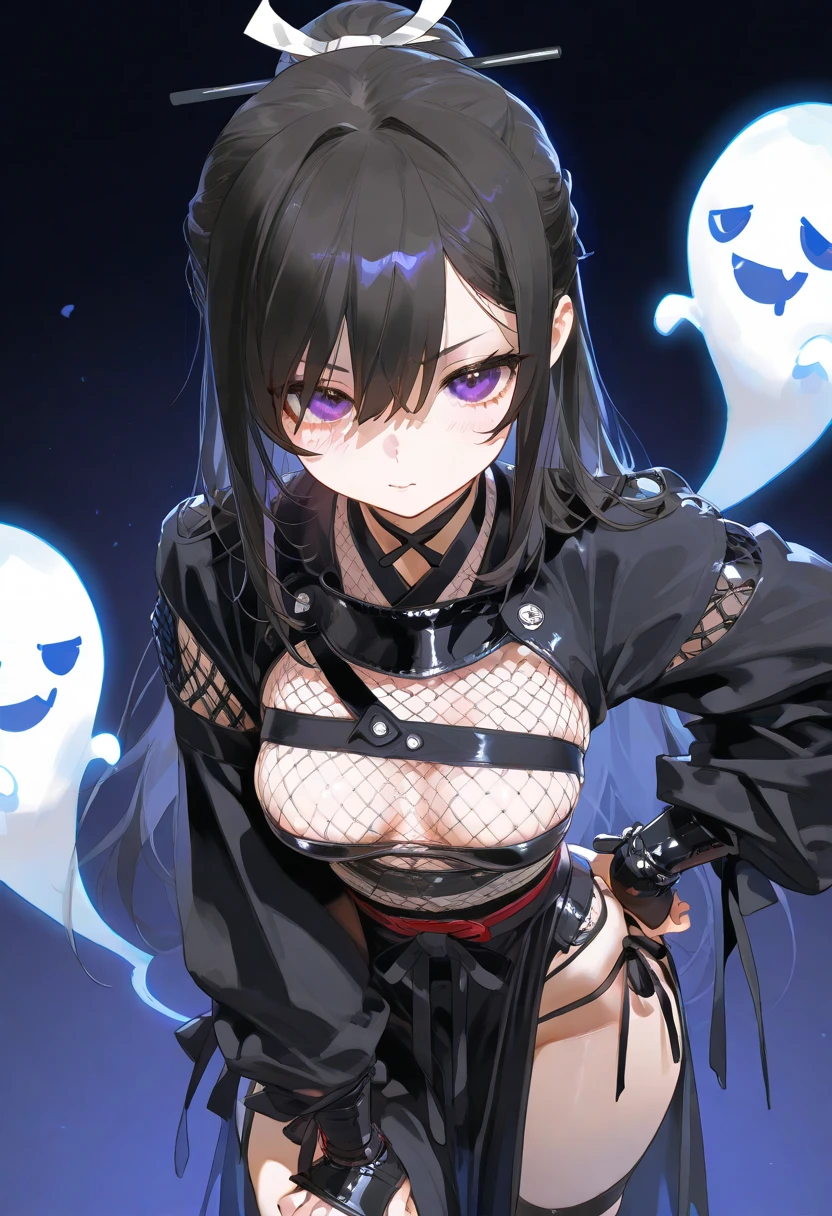 (((1girl))), ((best quality)), ((masterpiece)), ((ultra-detailed)), (illustration), (detailed light), (an extremely delicate and beautiful), (beautiful detailed eyes), (sunlight), ((extremely light)), ((extremely clothes)), (((hyper detail))),(((((front lighting))))),(((((front light))))),
((((quite adorable and erotic Necromancer's robe with a brief skirt)))), (((Necromancer))),
,
short bob, ((((black hair)))), (((short hair))),
(((crystal black eyes))),
(((whole body))), aged 8 to 12, ((((())))),
((condescending expression)), ((mischievous smile with sexual satisfaction)), (((extra adorable))), (((extra slender shape))),
(((extremely beautiful detailed face))),
(((attacking enemies by using many of fancy ghosts))),
(((((Dutch angle))))), (((black gloves)))