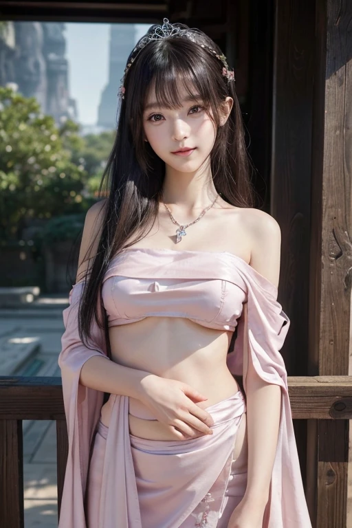 small loli ，,princess 8 yeald old cute, Master picture quality, Highest quality, Best picture quality, Exaggerated details, The expression is shy,a close up of a , Super beautiful,Long hair, Very exaggerated and compact, Round breasts , Pose in front of the camera, ,, Wet-breasted Hanfu open V-chested clothes, All pictures, Wet body of thin silk fabric, Thin silk lace petticoat,princess 8 yeald old cute, (huge boobs，cleavage),petticoat, white pink, blue ，best qualtiy，tmasterpiece，超高分辨率，（真实感：1.4），RAW photogr，（True skin texture：1.3），（filmgrain：1.3），（Selfie angle），1个Giant Breast Girl，Beautiful eye and face details，tmasterpiece，Best quality at best，exposing thighs，Bigchest，The chest is more exposed，short detailed hair，facing at camera