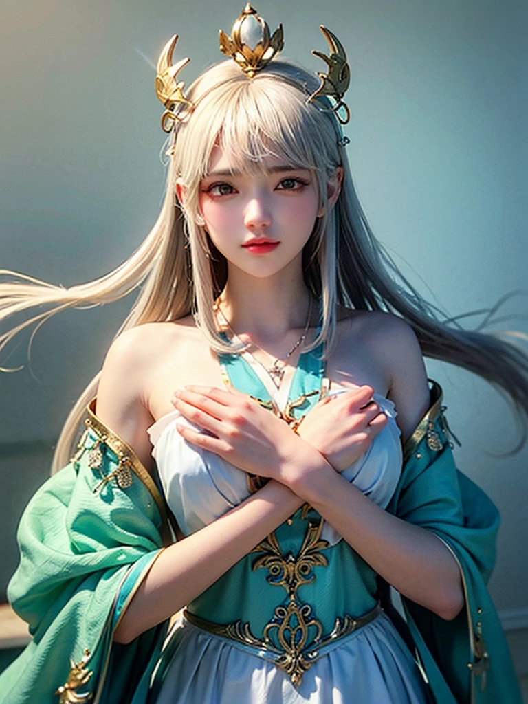 1girls,goddesses,Venus,Delicate and beautiful face,Medium long black hair,flowy,full breast,Convex buttocks,Roman skirt,perfectly proportioned, Detailed clothing details,Temple,arena,wonderland,Cinematic lighting, filmgrain, Fujicolor, light and darkcontrast, 8K, 巨作, Textured skin, Super detail, High detail, High quality, high resolucion, (Panorama-Shot)