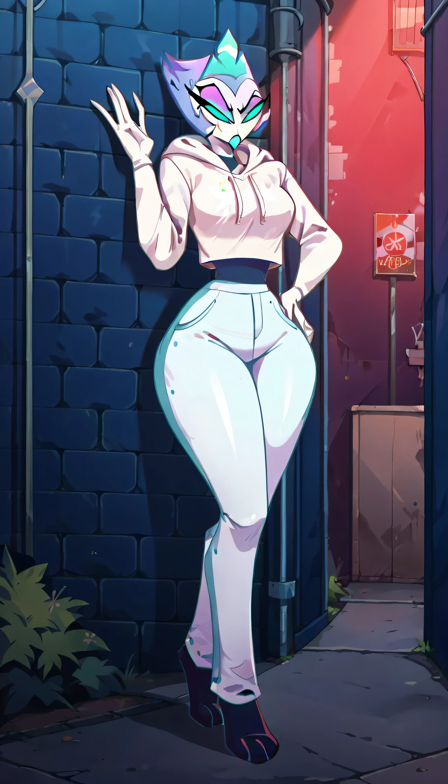 8K, (best quality:1.3), (masterpiece:1.3), (detailed:1.2), distinct image, (Cowboy shot), BREAK Solo, looking at viewer, Voluptuous body, Layered Cut Golden Auburn hairs, Mahogany eyes, Mesh Sleeve Bodycon Dress natural volumetric lighting, Artistic Background ((((standing upright))))