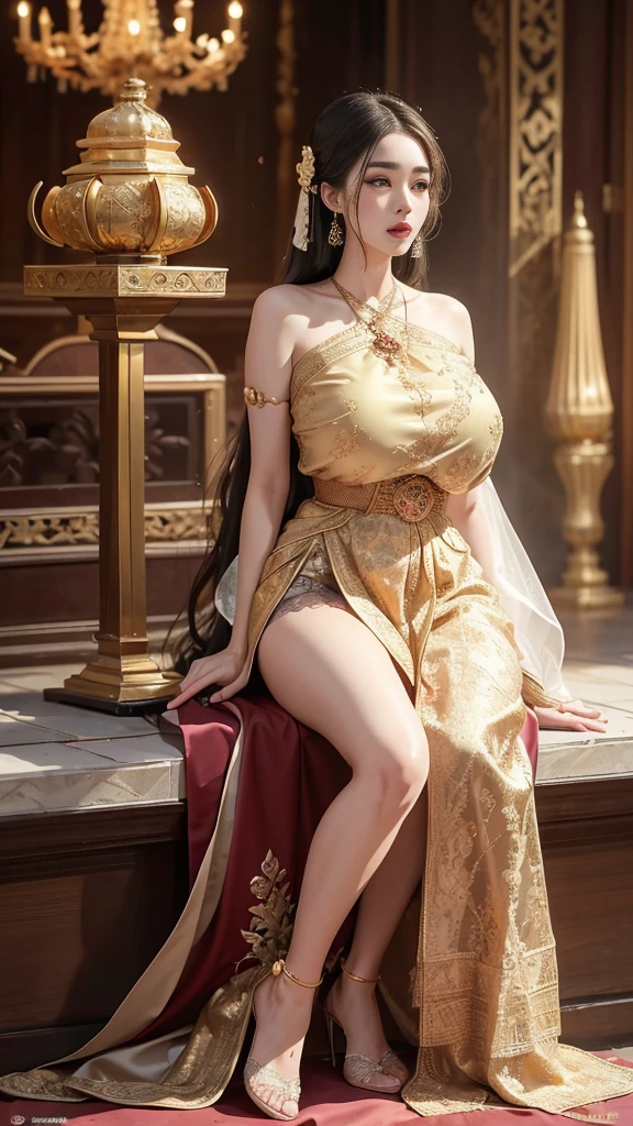 2girl, 2 girl, waist up, concept art, [shu qi:ancient queen:1], grabbing vagina, masturbating touching her breast naked her vagina no panties, Ruff, Anklet, Makeup, loop lighting, 80mm, official art, unity 8k wallpaper, ultra detailed, aesthetic, masterpiece, best quality, photorealistic, vibrant