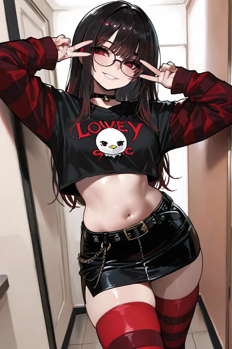 NSFW,masterpiece,Highest quality,High resolution,Super detailed,marnie_\(pokemon\),Aqua Eye, Black Choker, Red ribbon,Small breasts,(Maid clothes),Off the shoulder,Crop top,mini skirt,garter belt,expectant face,Frustrated face,Embarrassed,blush,(??????? face),Old-fashioned coffee shop,heart,Trembling,(Middle-aged men),Falling into Pleasure,(Squirting),(Having sex),Insert,Creampie