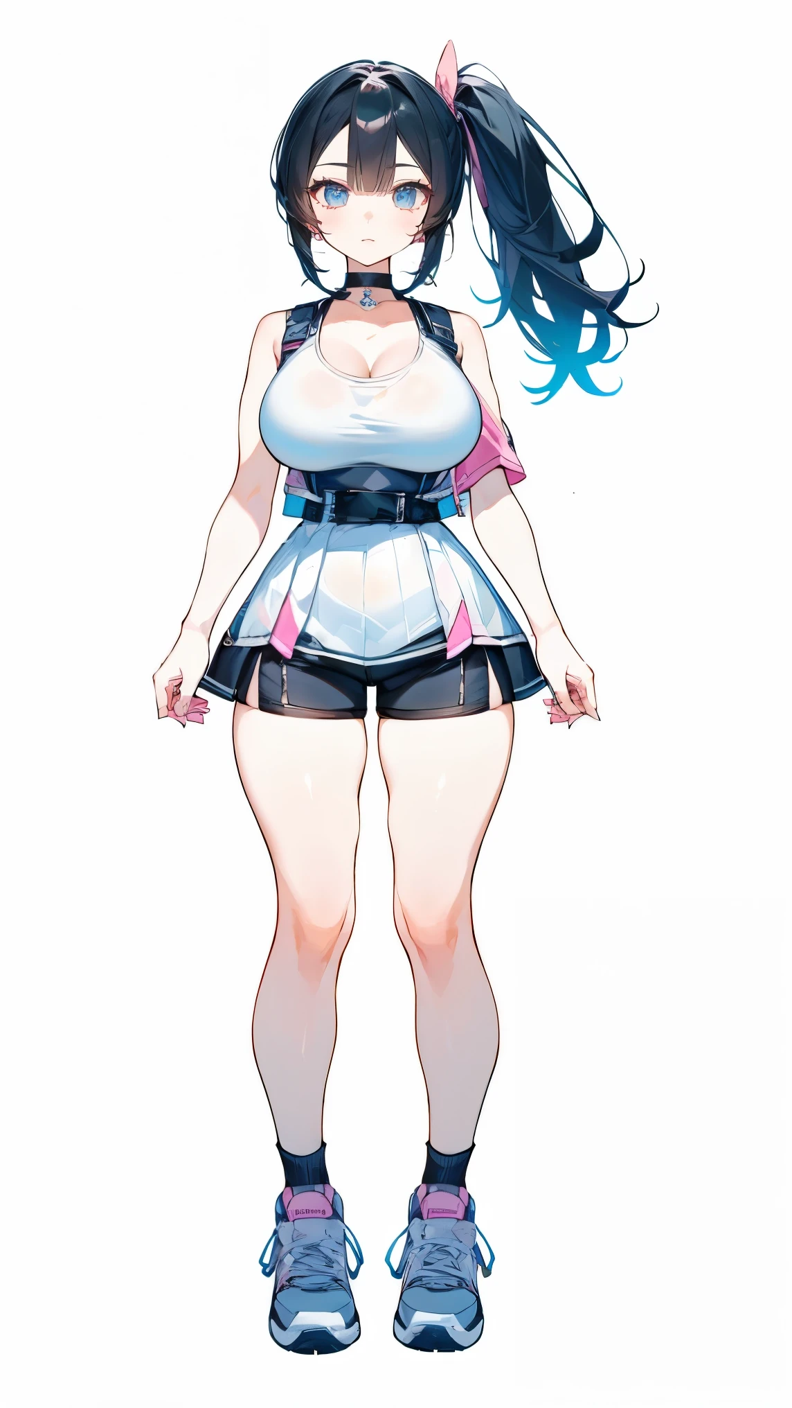 My name is Yukiko.I am a white test woman with long light blue hair,red eye color.I am 1.62 cm tall . My breasts measure 200 cm, my waist 40 cm and my hips 200 cm. Dressed in black jeans long showing the string of the thong at my waist and a red sports bra . With big breasts 200 cm
