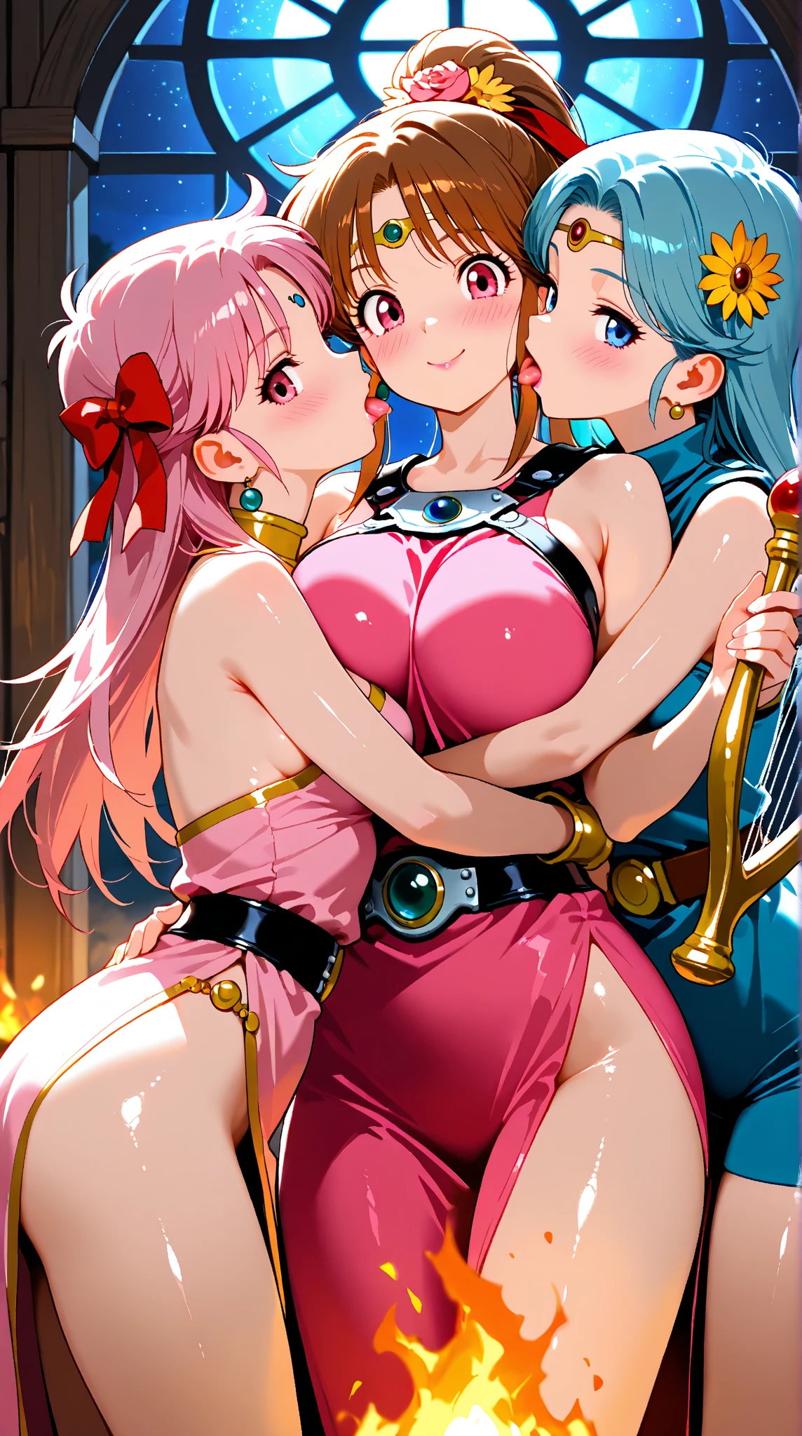 Thin legs, blue eyes, Niiro, Redhead, Long Hair, attractive , 2girls,kamisato ayaka,kamisato ayaka(Genshin Impact), Light blue hair, Blunt bangs, Small gold ornaments, Grey Eyes, ponytail , Blue Japanese clothing, heart, White socks,Highest quality,lily,crowd,girl,Curvy,orgasm,Sticking out tongue,Large Breasts,Huge nipples,garter belt,collar,Bare Chest,Browsing Caution,Pussy,pubic hair,Showing nipples,Nipple piercing,Lift your legs,Anal,Sex,Sweat,vapor,Grab your chest,From nipple to nipple,spread Pussy,Uterus,Excessive ,Semen in hair,Saliva trace,woman ,Defecation,Scat,
