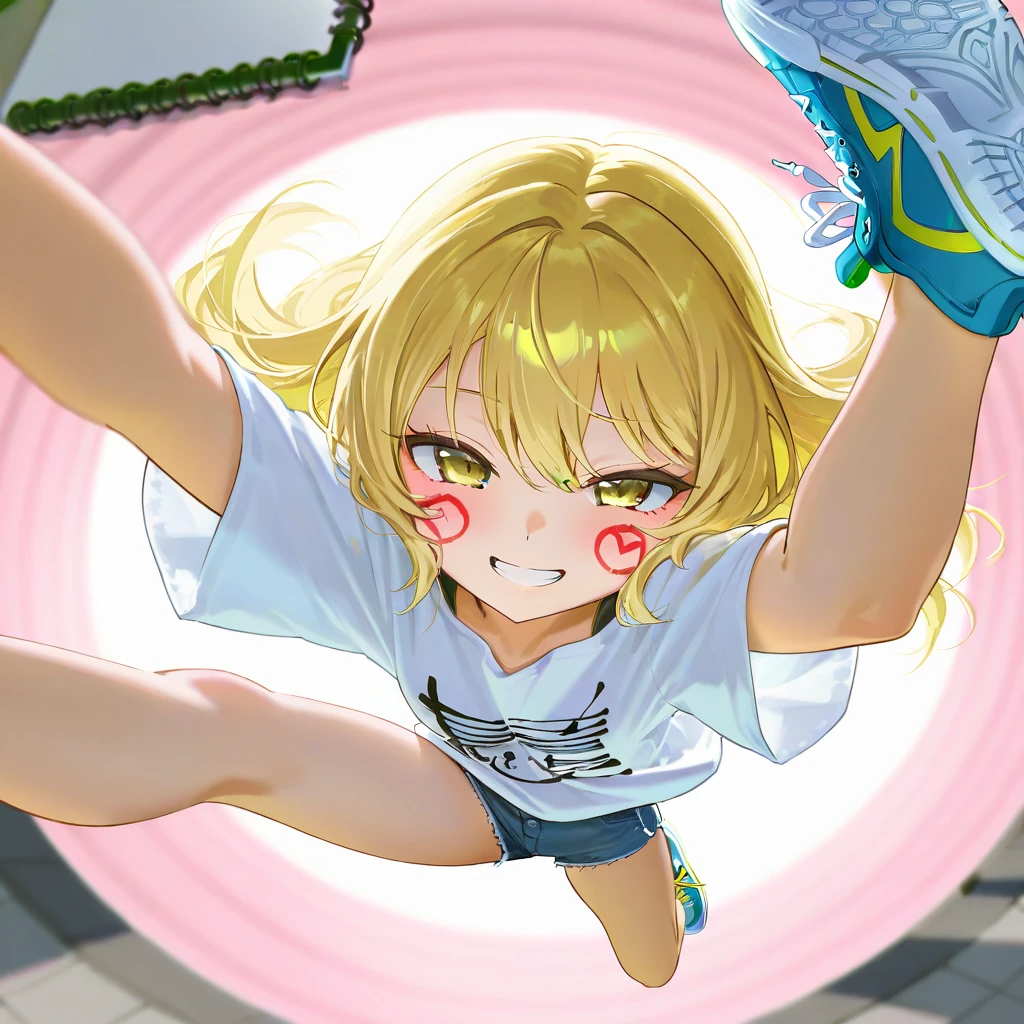 1girl, henjump <lora:_sdxl-henjump:1>