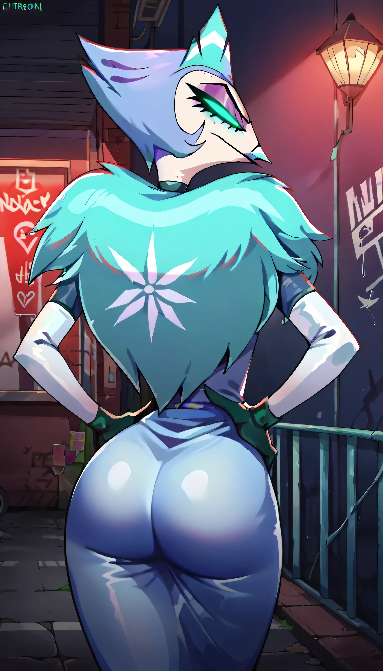 ((my little pony)), solo, ((seductive costume)), beautiful body, ((before sex)), high detailed, 4K, (perky butt), behind view, ((short strapless dress)), beautiful medium-large breasts, (((shining armor))), (all cosmetic), ((wide big fishnet)), ((stockings)), (((tight white panties))), (((english hot writings with autographes from lot of partners on the butt:1.4))), ((hearts tattoo on spine)), (((porn star)))