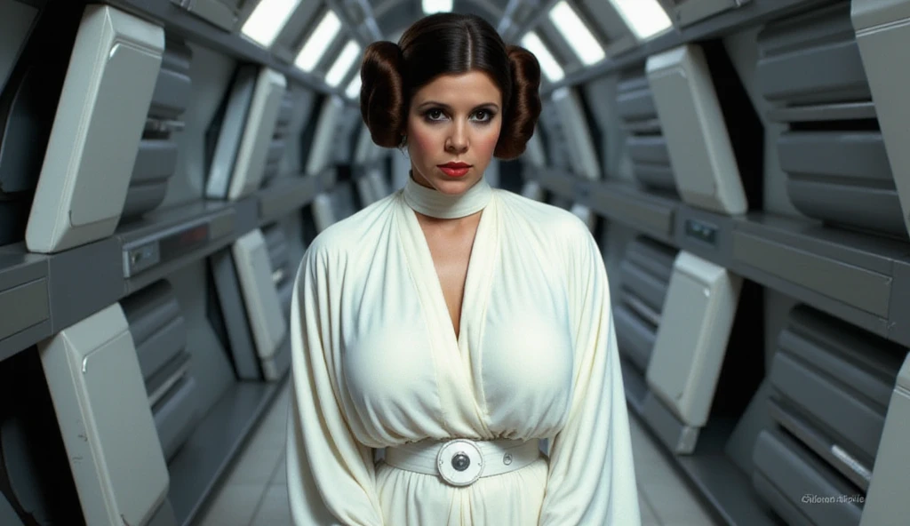 princess leia in a spaceship skswoman