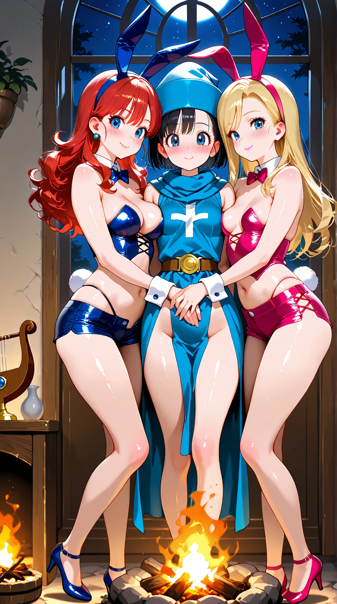 Healing Good Precure Pretty Cure's outfit PRİNCESS、Lady(Four women,1People pink hair,1Human light blue hair,1Yellow hair,1Purple hair) Upper body naked、topless、(((My breasts are spilling out of my clothes,Nipples are visible))) Big Breasts Standing pose showing the whole body Whole body visible Slim curves Super short mini skirt、Her pussy is sticking out of her pants (((Pussy juice))) Very delicate and beautiful, (Attractive sexy woman in a suit)(thin,Slender body,slim,Tall princess, Beautiful Eyes,A light smile,(masterpiece, Highest quality:1.2), High resolution, Very detailed CG Unity 8k wallpaper, Perfect lighting, colorful, 超High resolution,4K,Very detailed, photograph, 8k, High resolutionolution