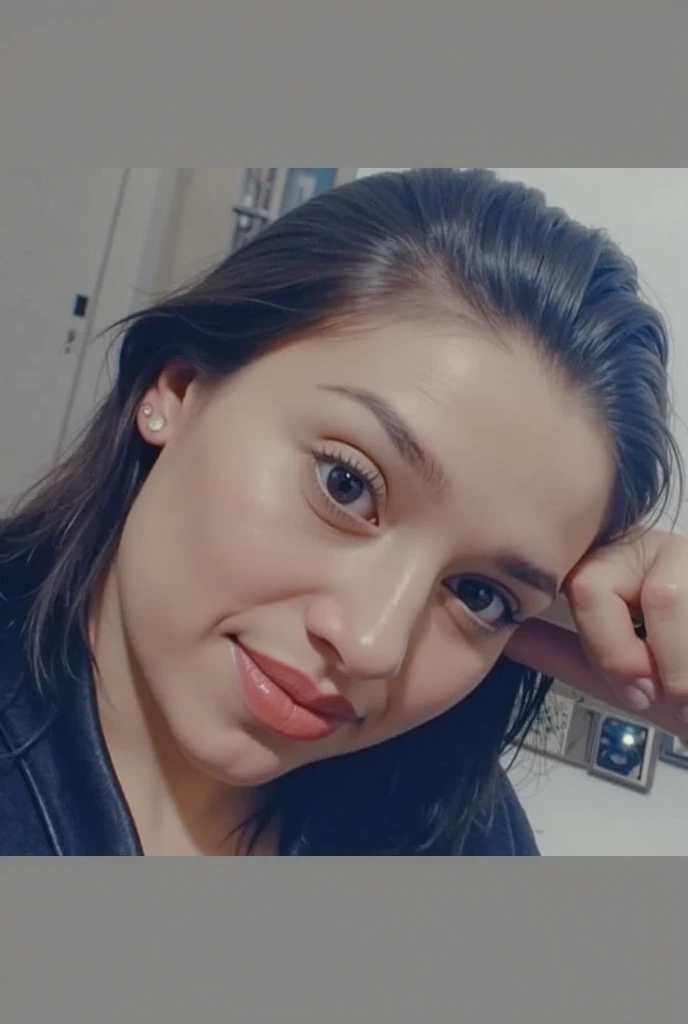 Portrait photo of al3ss4n3grin1 woman, white tshirt, in a night club