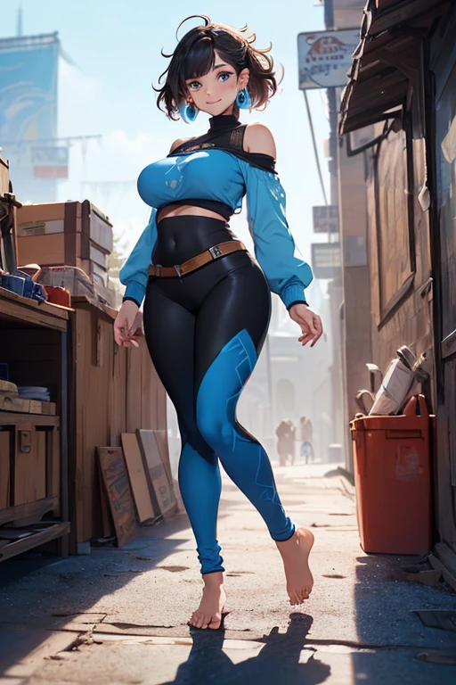 arafed female in a blue and white outfit standing in front of a building, sexy body, big boobs, pretty face, long hair, tall, in style of apex legends, apex legends armor, wraith from apex legends, chrome outfit, loba andrade from apex legends, apex legends character, echo from overwatch, freezing blue skin, as overwatch character, platinum skin, sigma female, zarya, overwatch skin