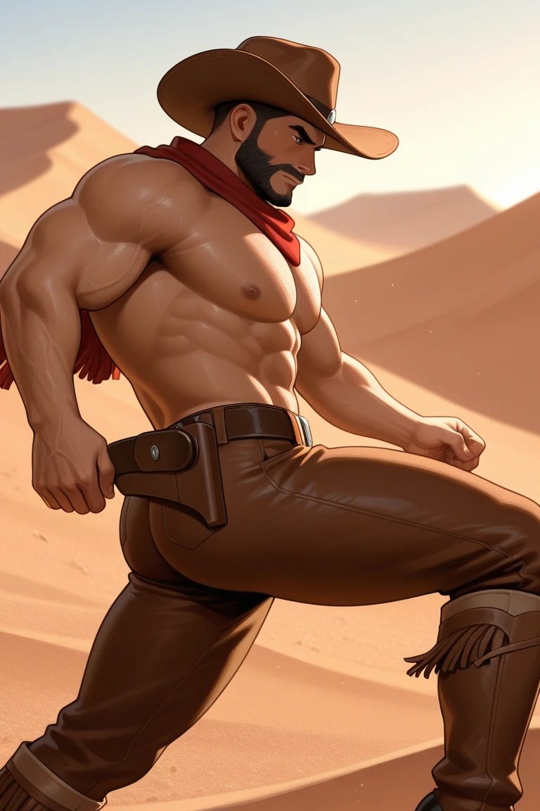 ((best quality)), ((masterpiece)), (detailed), perfect face, Furry, anthropomorphic Wolf, Russet brown fur, dark brown hair, dark green eyes, 6'1 and 173 lbs, 41" Chest, 19" Shoulders, 13" Biceps, 32" waist, 23" Thighs, 15" Calves, 19" Back, naked, body writing, tally marks, red hand prints on ass, wearing cockcage, wearing black jockstrap with green stripe, blindfolded, arms tied behind back, legs tied back, rope tied around waist, hoisted up by rope connected to seiling
makeshift sex sling, in living room, log cabin, rustic vibes, orange tufted velvet chesterfield sofa, perfect shading, soft shading, soft colors, vivid colors, pastel colors, blin