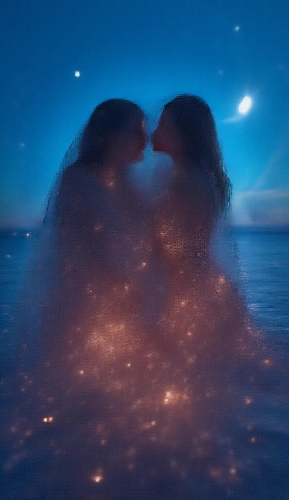 Imagine a spiritual representation where two women aged 18 and 25, lesbians, mais um garoto de 18 anos, Virgem, genitais gigantes, yellow fluid dripping from Orgasm just seeing the two women making love in front of one of them'pai, the two are united, ((NO, max seios grandes)), ((buceta enorme)), vagina muito grande, aparelho genital muito grande, ((protruding clitoris, grande, visible for 35mm lens, emite um feixe de luz neon azul claro, e fluidos amarelos do fluxo do orgasmo)),
seios grandes, pelos pubianos, pernas abertas, look sexy, sorriso convidativo, immersed in a spiritual existence with luminous tones predominant in red and blue. Esta cena linda e emocionante deve ser visualmente deslumbrante, with stunning detail in 8k resolution. In the immensity of a starry night sky, com planetas, comets and an entire galaxy, visualizar realidades superiores e conceitos elevados, that transcends mathematics, filosofia, Arte e beleza. This acrylic painting, Capturado com uma lente de 35mm, It must be a cinematic masterpiece in 8k quality, inspirado no estilo marcante de Greg Rutkowski,