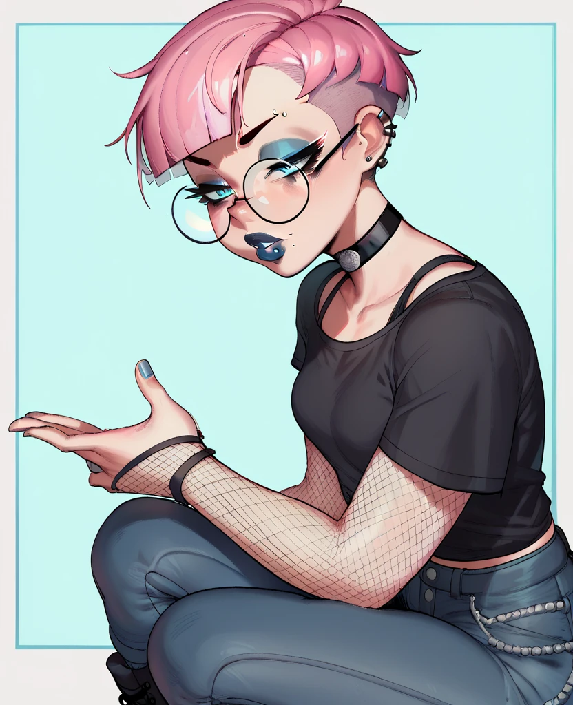 Trans girl showing her dick