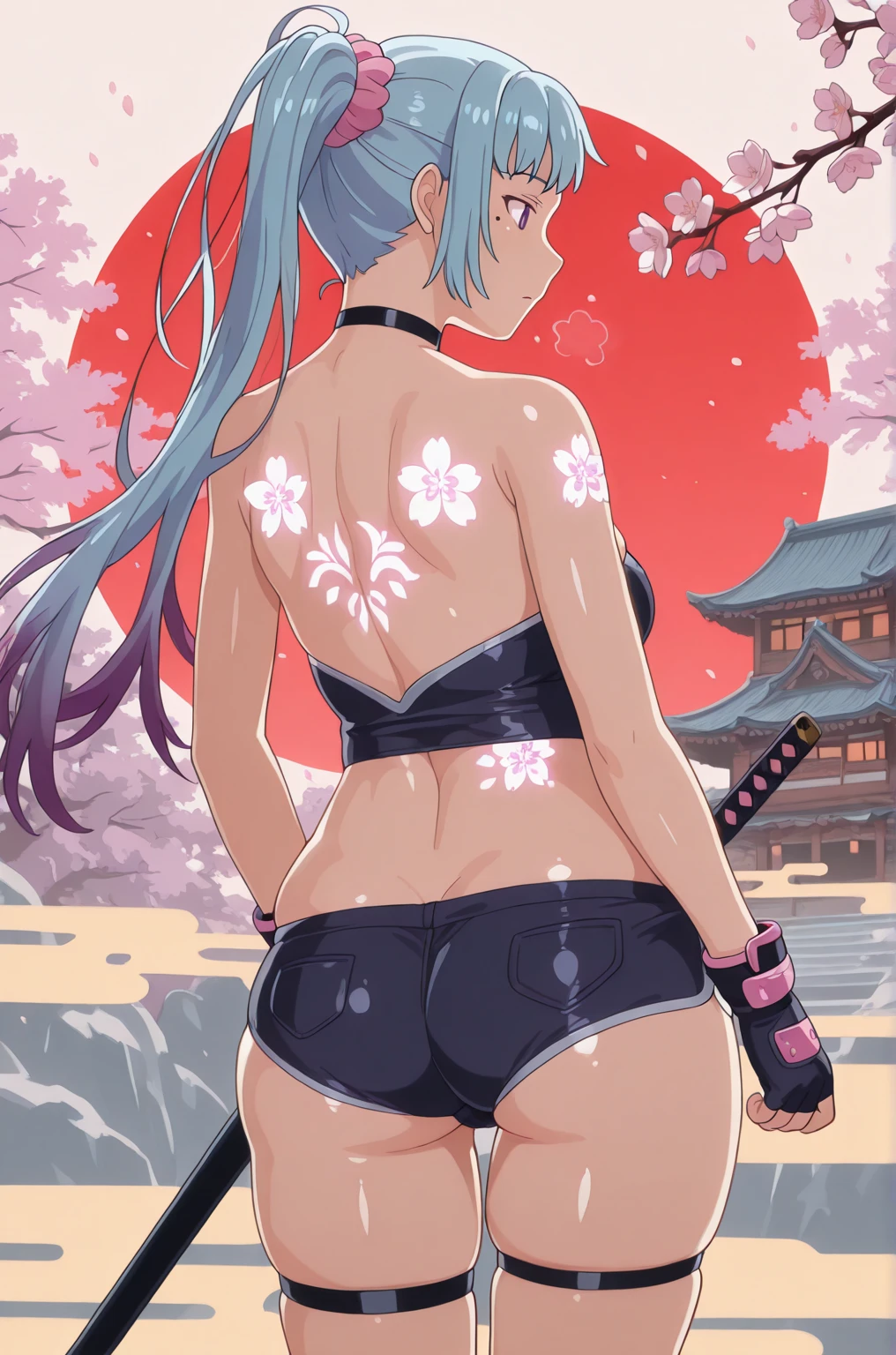 Cherry blossom scenery A cute girl around 20 years old rainbow hair color Ponytail hairstyle iridescent eyes There are countless large lotus flower tattoos on her thighs, arms and back. Two-dimensional characters swimsuit anime character Large lotus flower tattoos all over Mass of tattoos tattoo Full body lotus flower tattoos tattoo Full body lotus flower tattoo Many tattoos all over the body Mass of tattoos all over the body A terrifying number of lotus flower tattoos all over his body An astounding array of lotus flower tattoos