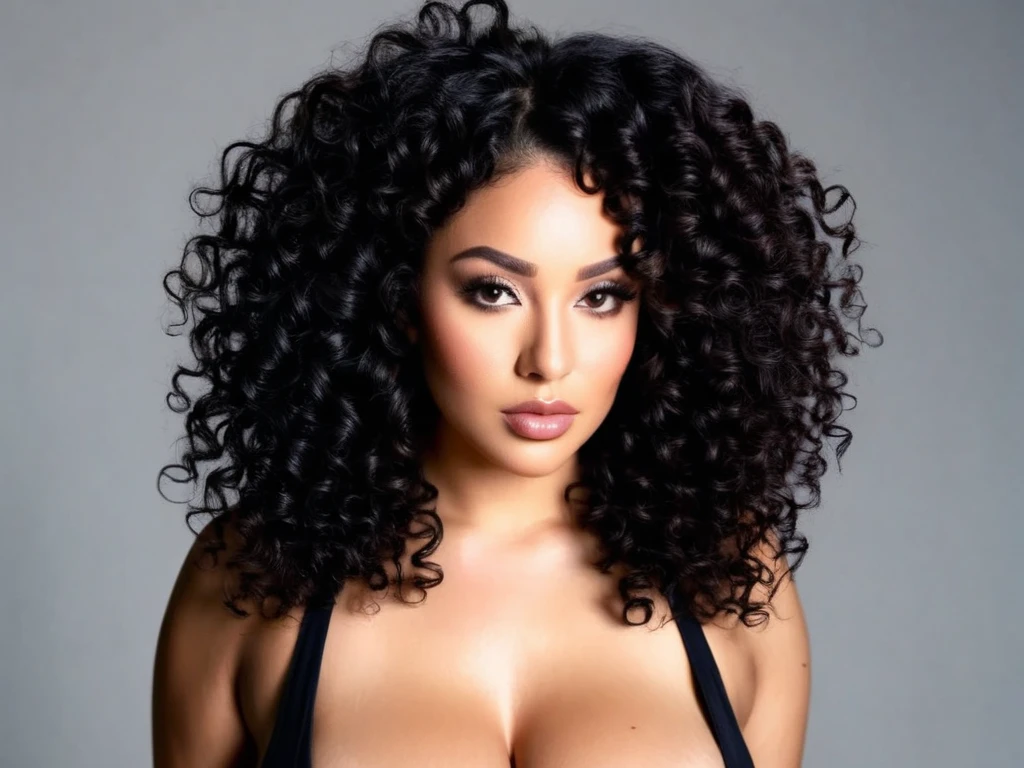araffed woman with long curly hair making a funny face, long wild black curly hair, long black curly hair, black long curly hair, black curly hair, long curly black hair, curly black hair, wavy hair spread out, long dark curly hair, curly, long afro hair, flowing massive hair, curly haired, with long curly hair, curly dark hair