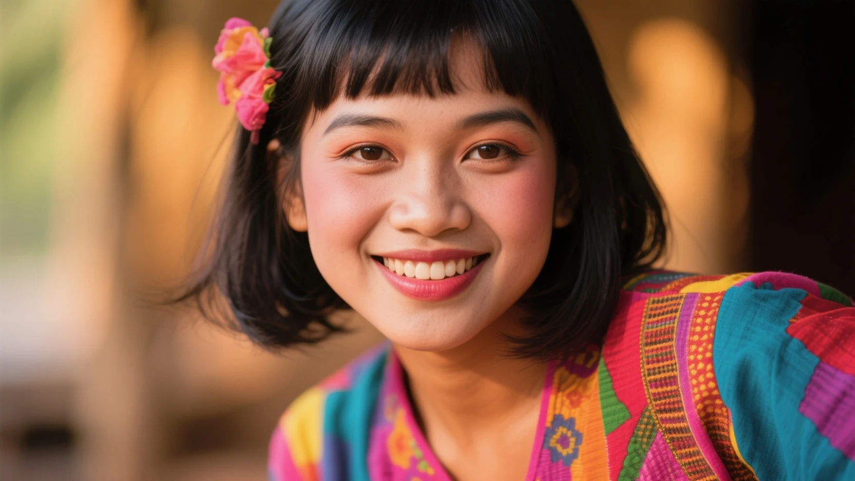 <lora:paingpt:1>, paingphyothu, 1girl, woman, light smile, looking at viewer, ultra-detailed, close-up,